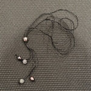 Adjustable Beaded Pearl Necklace
